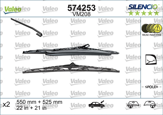 Lamela stergator VALEO 574253